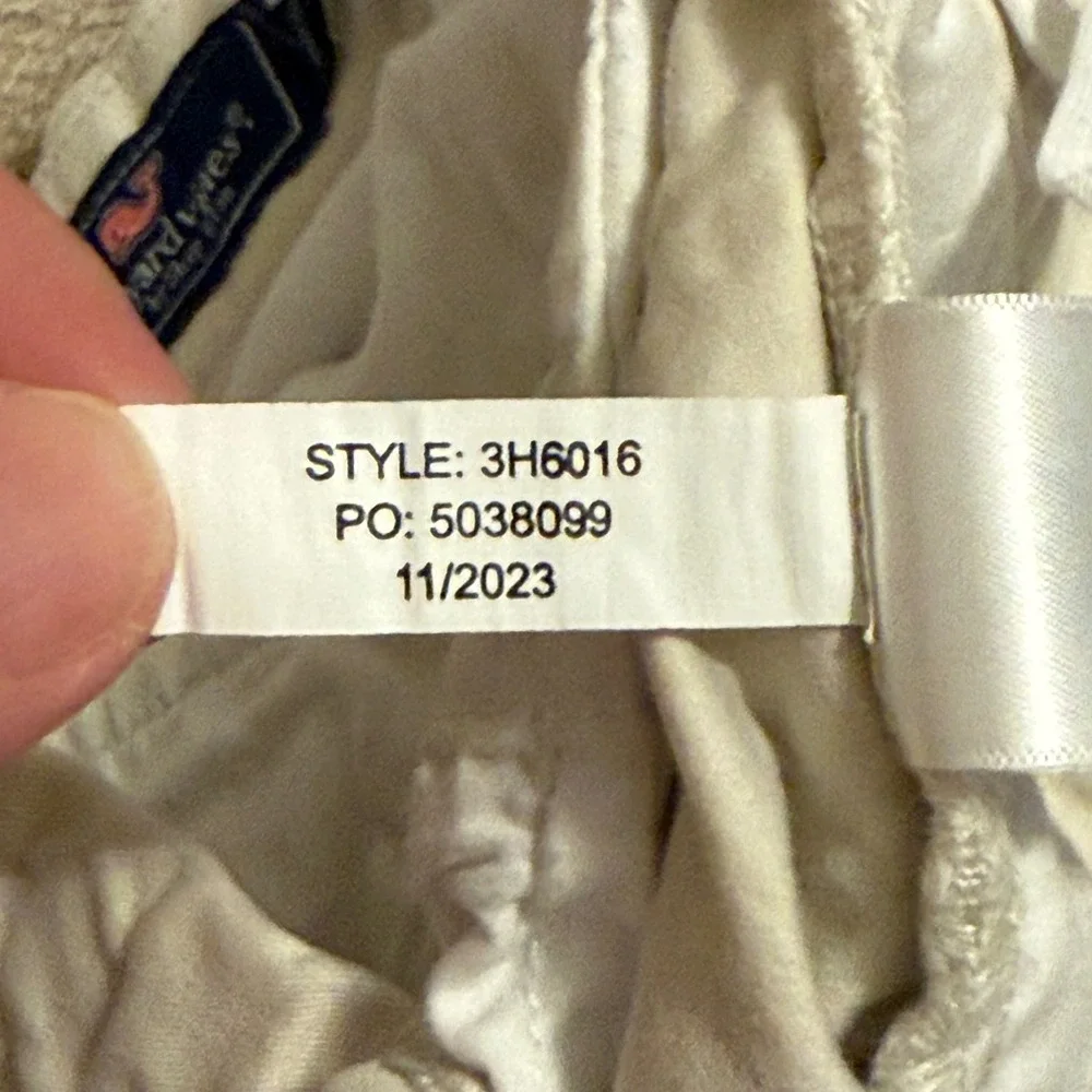 Vineyard Vines Boys Khaki Chino Shorts Size 6 Tan Stretch Cotton